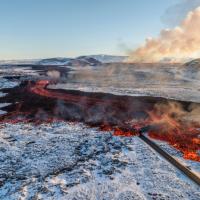 Iceland Fresh Volcanic Eruption