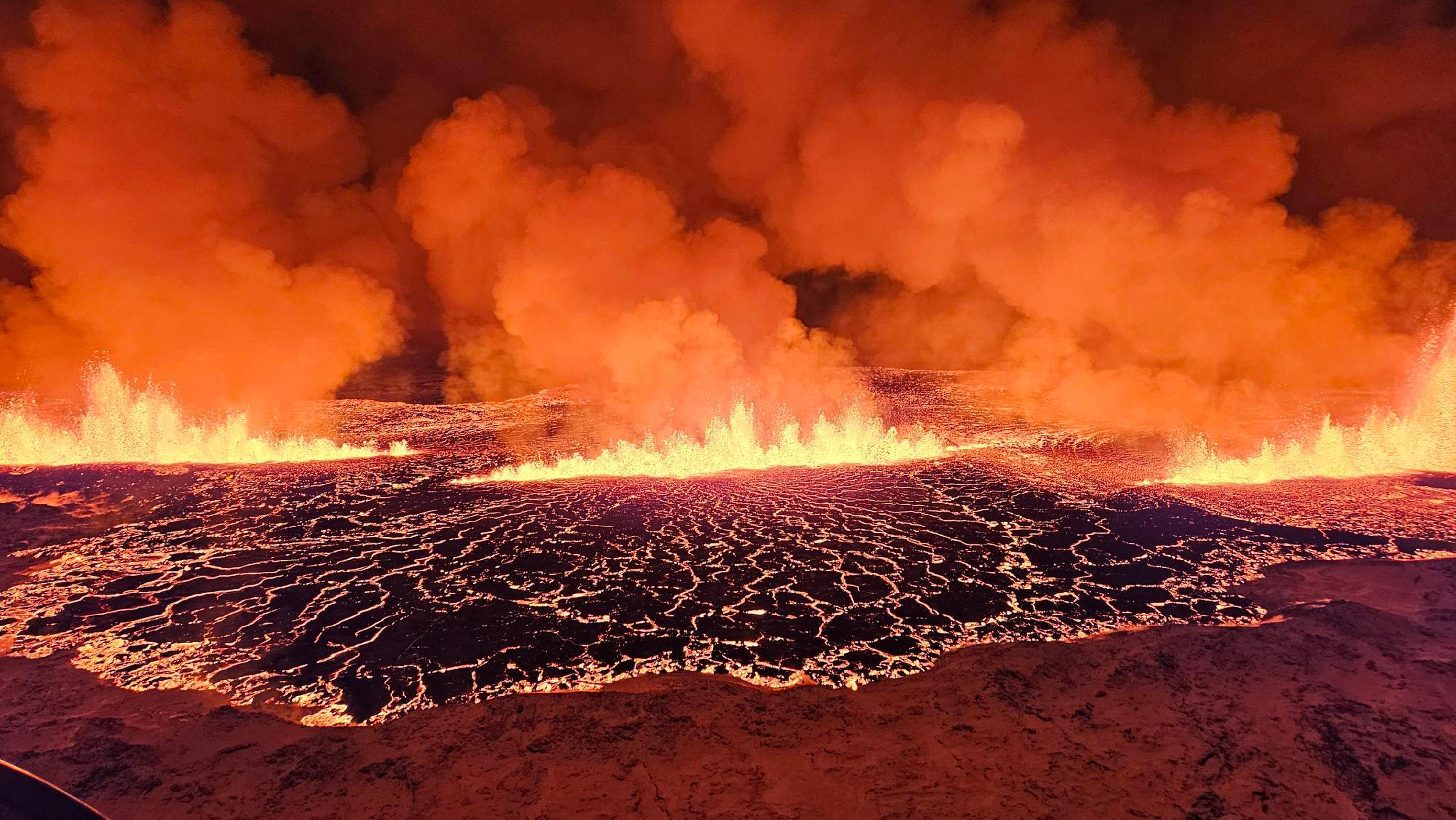 Iceland Fresh Volcanic Eruption